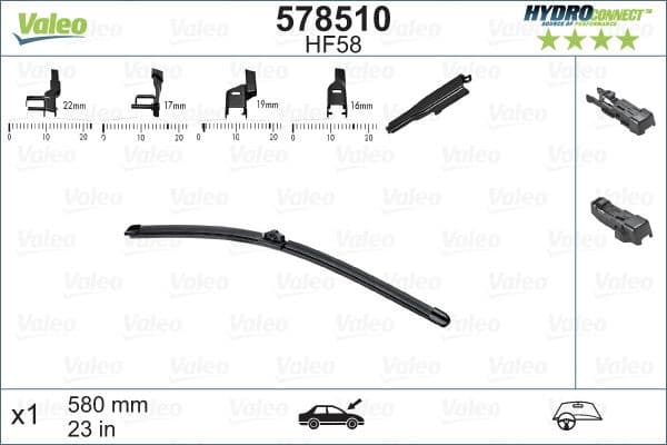 Wiper Blade HYDROCONNECT 578510 - image 6