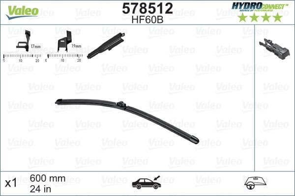 Wiper Blade HYDROCONNECT 578512 - image 6