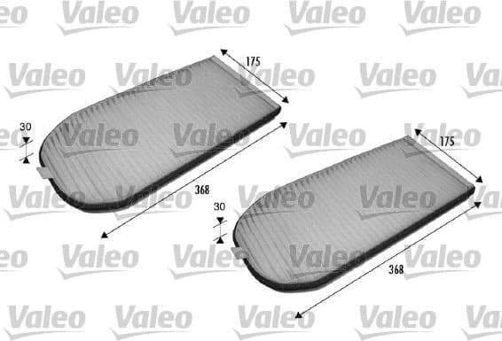 Filter, cabin air VALEO ESSENTIAL 698838 - image 2