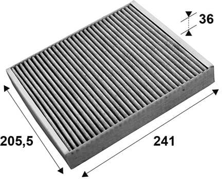Filter, cabin air VALEO PROTECT 715659 - image 2