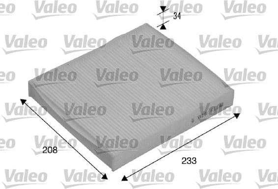 Filter, cabin air VALEO ESSENTIAL 715510 - image 2