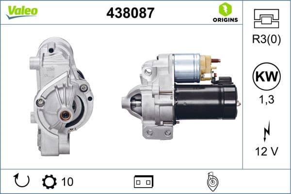 Starter VALEO ORIGINS NEW OE TECHNOLOGY 438087 - image 5