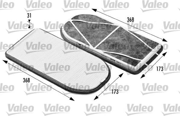 Filter, cabin air VALEO PROTECT 698470 - image 2