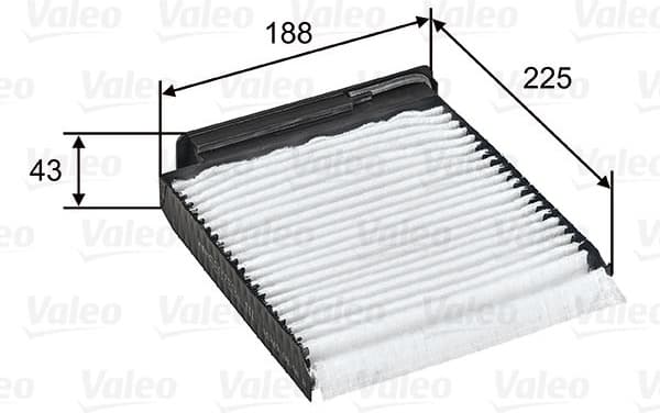 Filter, cabin air VALEO ESSENTIAL 698753 - image 3