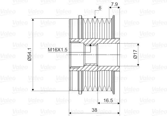 Alternator Freewheel Clutch VALEO NEW SPARE PART 588006 - image 4