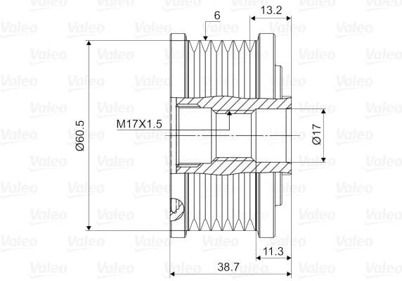 Alternator Freewheel Clutch VALEO NEW SPARE PART 588089 - image 4