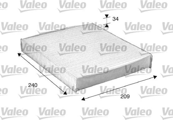 Filter, cabin air VALEO ESSENTIAL 698882 - image 2