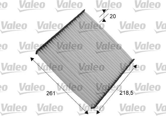 Filter, cabin air VALEO ESSENTIAL 715552 - image 2