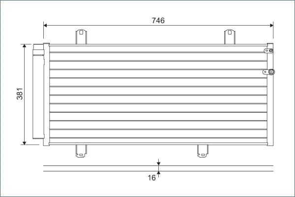 Condenser, air conditioning 822584 - image 2