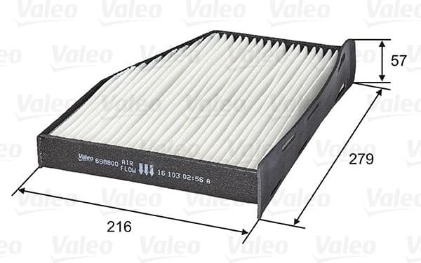 Filter, cabin air VALEO ESSENTIAL 698800 - image 8