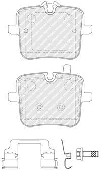 Brake pads rear, Top Quality FDB5302 - image 2