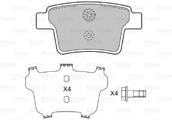 Brake Pad Set, disc brake 598740 - image 4