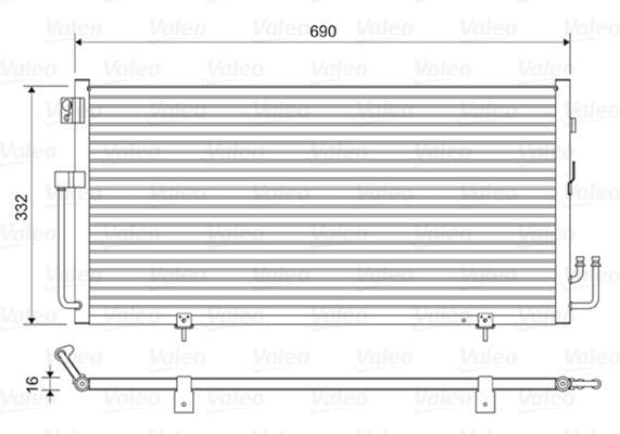 Condenser, air conditioning 814063 - image 2