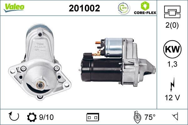 Starter VALEO CORE-FLEX 201002 - image 4