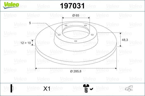 Brake Disc 197031 - image 3