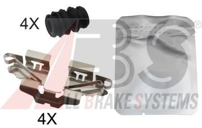 Accessory Kit, disc brake pad 1808Q