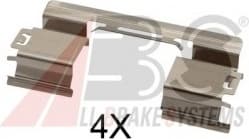 Accessory Kit, disc brake pad 1813Q