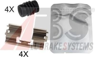 Accessory Kit, disc brake pad 1818Q