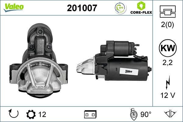 Starter VALEO CORE-FLEX 201007 - image 4