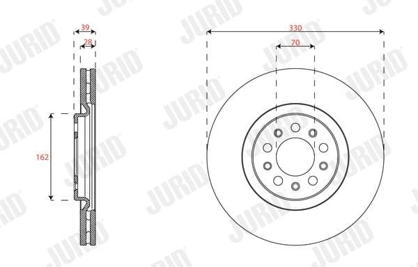 Brake Disc COAT+ 563683JC-1