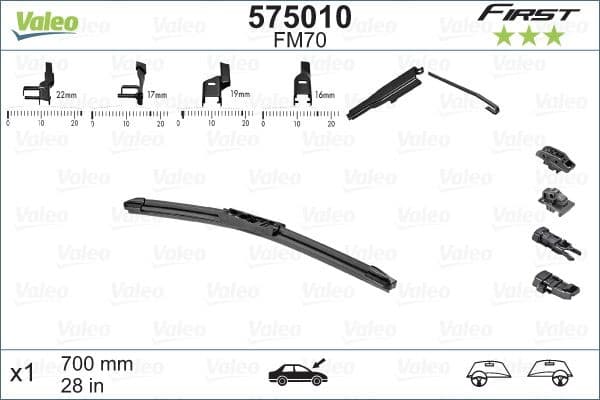 Wiper Blade FIRST MULTICONNECTION 575010 - image 6