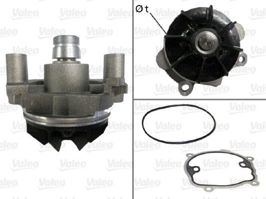 Water Pump, engine cooling 506709 - image 2