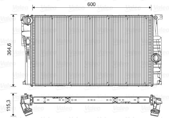 Radiator, engine cooling 735454 - image 2