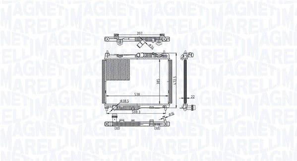 Radiator, engine cooling 350213215500