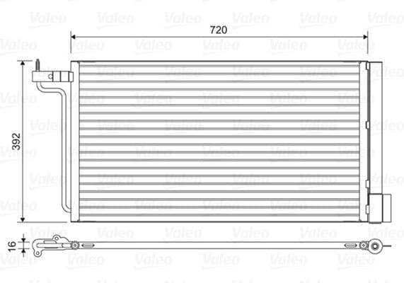 Condenser, air conditioning 814177 - image 2
