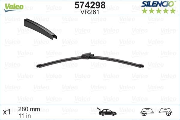 Wiper Blade SILENCIO REAR 574298 - image 4