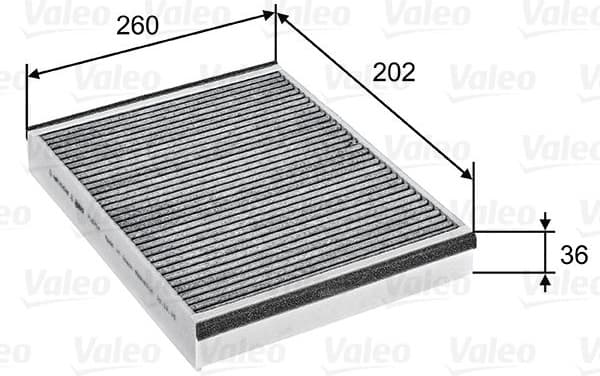 Filter, cabin air VALEO PROTECT 715757 - image 3
