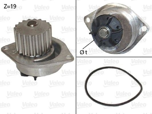 Water Pump, engine cooling 506595 - image 2