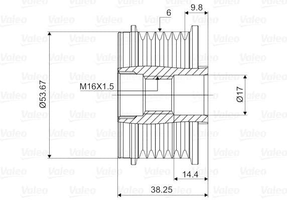 Freewheel clutch alternator 588028 - image 2