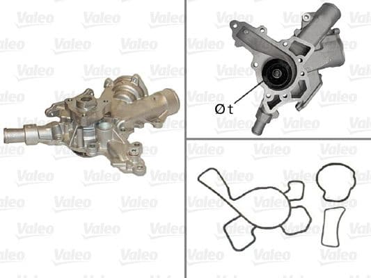 Water Pump, engine cooling 506601 - image 2