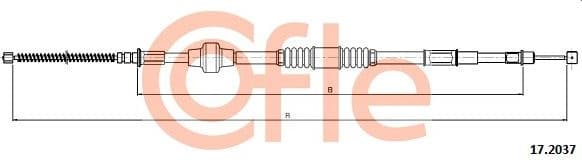 Cable Pull, parking brake 92.17.2037