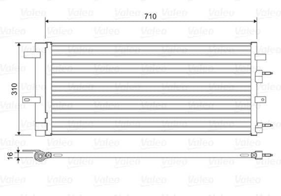 Condenser, air conditioning 822618 - image 2