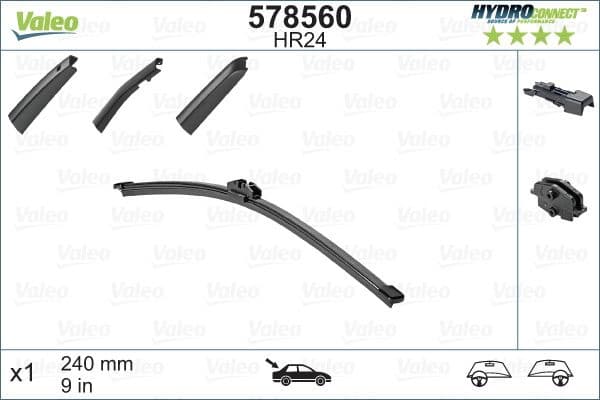 Wiper Blade HYDROCONNECT REAR 578560 - image 6