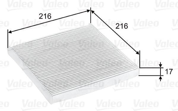 Filter, cabin air VALEO ESSENTIAL 698796 - image 3