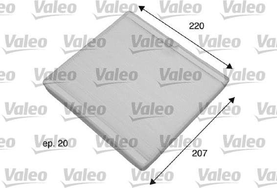 Filter, cabin air VALEO ESSENTIAL 698769 - image 2