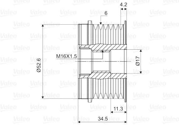 Alternator Freewheel Clutch VALEO NEW SPARE PART 588074 - image 4