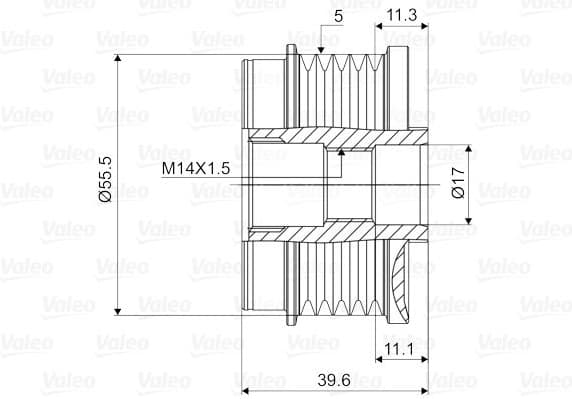 Alternator Freewheel Clutch VALEO NEW SPARE PART 588086 - image 4