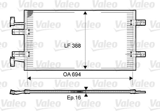 Condenser, air conditioning 814171 - image 2
