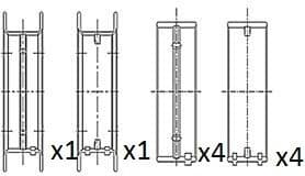 Crankshaft Bearing BM1040-STD
