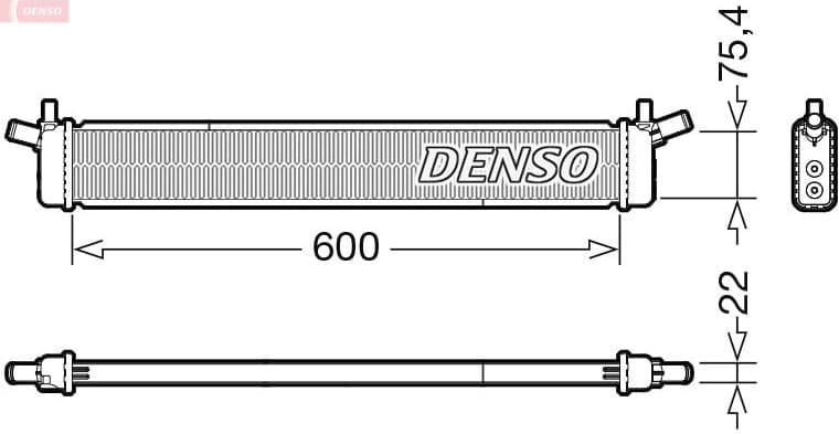 Radiator, engine cooling DRM50136