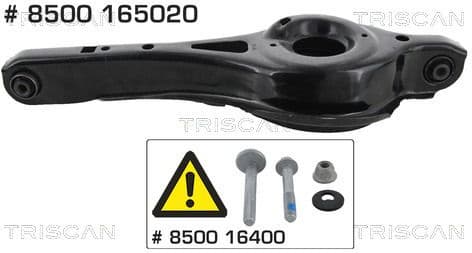 Control/Trailing Arm, wheel suspension 8500 165020