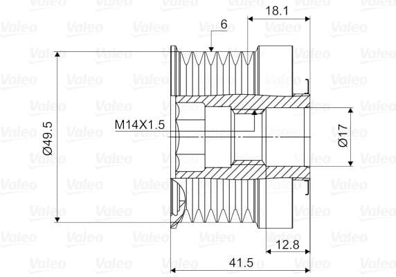 Alternator Freewheel Clutch VALEO NEW SPARE PART 588054 - image 4