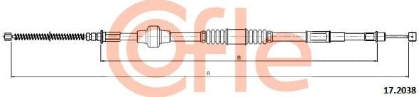 Cable Pull, parking brake 92.17.2038