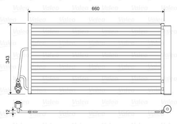 Condenser, air conditioning 814409 - image 2