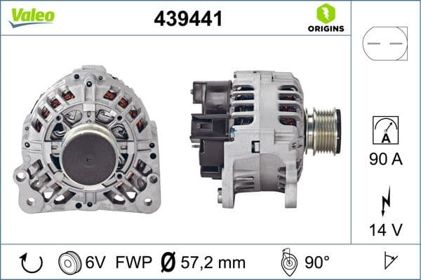 Alternator VALEO ORIGINS 439441 - image 4