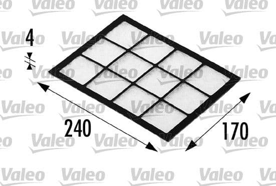 Filter, cabin air VALEO ESSENTIAL 698690 - image 2